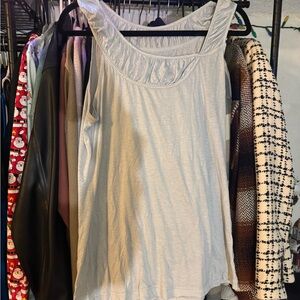 Elegant Gray Women's Top